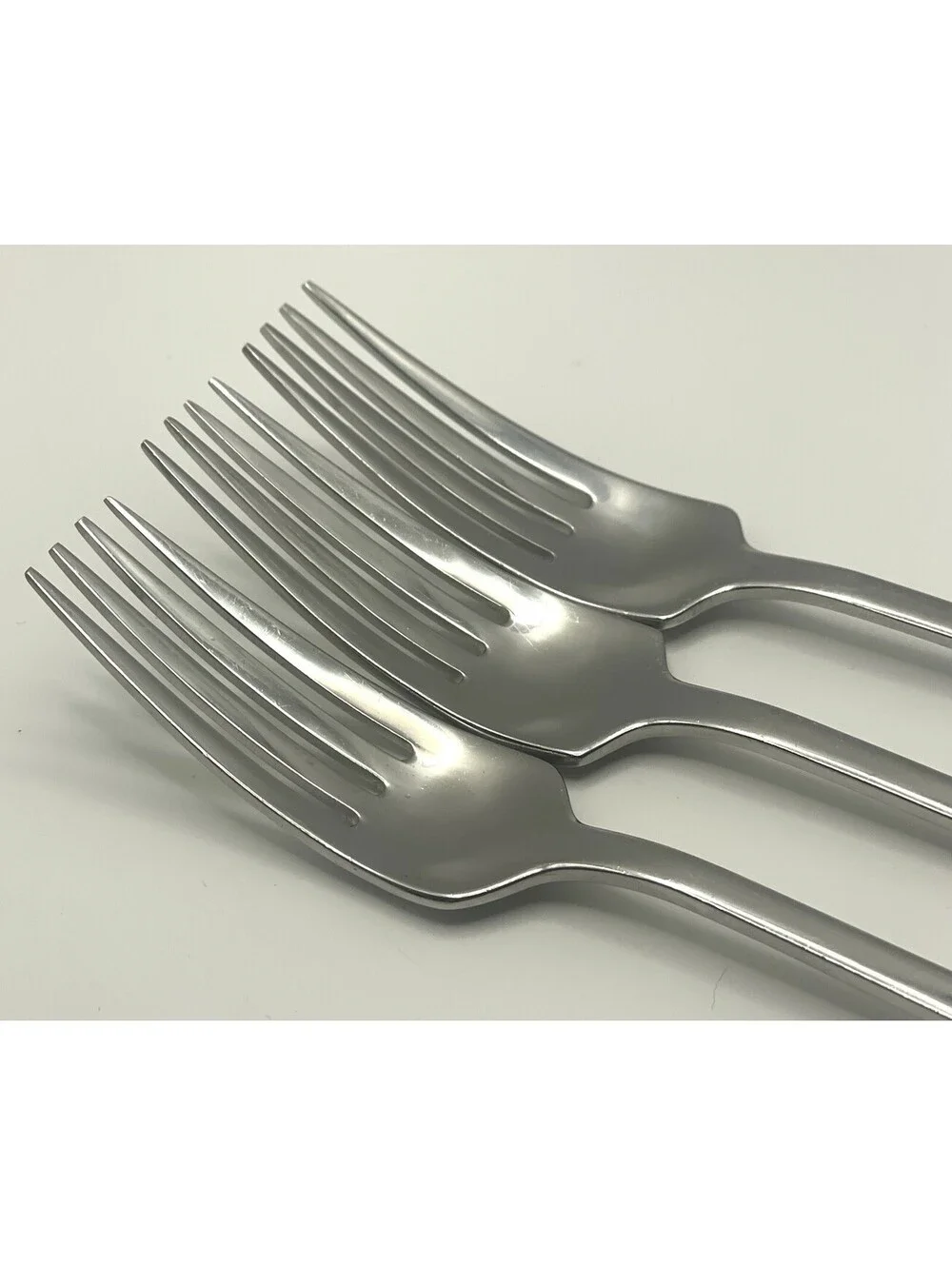 (3) Dansk KOBENHAVEN II 18/10 Stainless Glossy China Salad Fork Lot ~ 7 5/8”